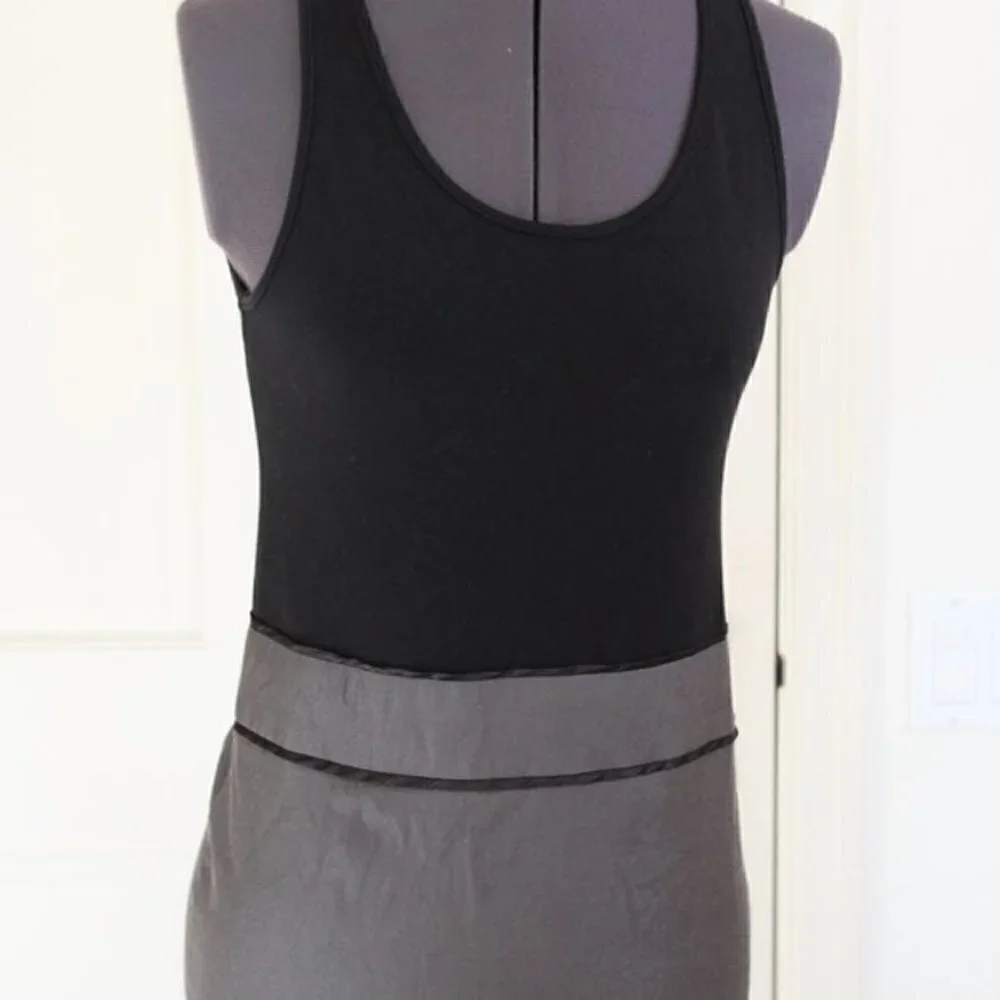 THEME dress simple black dress Small